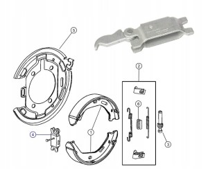 Rozpierak szczęk ręcznego Chrysler 300C 2005-2010